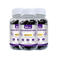 PACK 3 RESVERATROL PLUS+ 750MG NATURA ZENLAB